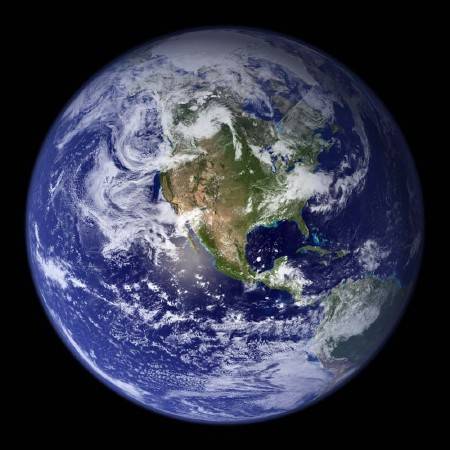 Photo of The Earth from space. If you live here, then you need a website from Acklie Web Designs.